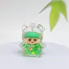 Boneca Figurine de Areia com Fluxo de Óleo Desenho Animado Super Fofa Licenciada Oficialmente Caixa Surpresa Chaveiro Presente Boneca de Acrílico