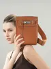 Bolsa Kelly Selecionada Cuidadosamente Estilo Novo Unissex Bolsa de Peito Couro Bovino de Primeira Camada de Alta Qualidade Ombro Único Transversal Bolsa para o Dia a Dia Bolsa de Cintura Feminina