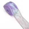 Fita de fio de nylon iridescente cauda de peixe 4cm, fita para embalagem floral, fita decorativa de laço para presente, roupas, chapéus