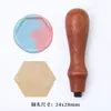 Cabeza de Cobre en Blanco para Sello de Cera con Mango de Palo de Rosa, en Stock, Cabeza de Sello en Blanco para Exportación, Material para Sello de Cera