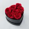 Cubo de Abrazo Corazón de Rosa Flor Eterna Hecho a Mano Día de San Valentín Exportación Transfronteriza Ramo de Regalo Cubo de Abrazo Regalo DIY
