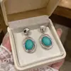 Pendientes Ovalados de Acrílico Estilo Minimalista Francés, Pendientes Colgantes de Alta Gama, Diseño de Nicho, Pendientes Versátiles para Mujer