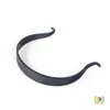 Acessórios de Alça para Bule Vintage Preto, Alça Simples de Aço Inoxidável Preto Fosco para Bule, Alça para Bule com Alça
