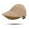 Novo Chapéu de Proteção Solar Ruiya para Mulheres, Boné com Aba Larga Primavera e Verão, Chapéu de Sol para Rabo de Cavalo, Chapéu de Sol Anti-UV