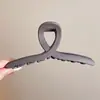 Pinza para el pelo grande y moderna para mujer, elegante y sofisticada, pinza para el pelo exquisita, pinza de tiburón simple para primavera-verano