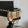 Bolso Cruzado, Bolso de Hombro, Bolso de Cadena, Nuevo Bolso de Mano de Moda Tendencia 2026 Elegante Simple Casual Japonés y Coreano para Mujer con un Toque de Elegancia