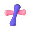 Halteres Pequenos Revestidos de Plástico em Formato de Osso para Mulheres, Adequados para Aeróbica, Yoga, Fitness, Halteres Infantis, Equipamento de Fitness para Casa, Halteres em Formato de Osso