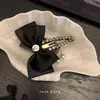 Presilha de cabelo de cristal para penteado de alta qualidade, presilha lateral, nova presilha para franja da Coreia do Sul, presilha bico de pato para mulheres