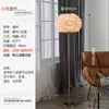 Lámpara de Pie Nórdica Lujo Sencillo Sala de Estar Ins Chica Celebridad de Internet Princesa Cálida Sala de Estar Lámpara de Pie de Plumas para Dormitorio