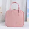 Bolsa de Cosméticos Portátil Nueva, Estilo Cuadrado, Bolsa de Almacenamiento de Cosméticos de Gran Capacidad, Neceser Impermeable para Equipaje de Mano de Viaje