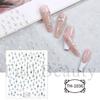 Adesivos de Nail Art Novos Transfronteiriços Full Beauty com Verso Adesivo Estilo Doce Camélia Flores Pequenas Adesivos de Unha Adesivos
