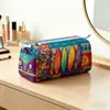 Bolsa de Almacenamiento Multifuncional Xiyin Temu Etiqueta Privada Entrega Transfronteriza, Bolsa de Maquillaje de Gran Capacidad, Portátil para Viajes, Material de Felpa