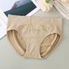 Nuevo Estilo Otoño para Mujer de Algodón Puro Antibacteriano de Cintura Media Talla Grande para Niñas Transpirables Amigables con la Piel Calzones de Color Sólido Venta al por Mayor