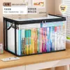 Caixa de Armazenamento para Livros Antigos, Organizador de Livros Mágicos, Bolsa de Armazenamento para Estante de Estudante, Bolsa de Armazenamento de Grande Capacidade, À Prova de Poeira, Transparente, À Prova de Umidade para Casa