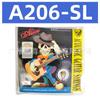 Alice A206Sl Cordas de Guitarra Cordas de Aço para Guitarra Acústica Folk Jogo de 6 Cordas Jogo de Cordas Folk