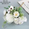 Ramo Artificial de Rosa de Té y Diente de León para Decoración del Hogar, Ramo de Boda, Pared de Rosas, Flores Falsas, Fabricante de Ins