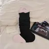 Meias de pelo cinza para mulheres, outono e inverno, meias finas de lã para tornozelo, combinadas com sapatos pequenos de couro, estilo Miu, meias quentes de meia-canela
