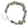 Pulsera de grava irregular de cristal natural de ágata transfronteriza pulsera de piedra semipreciosa joyería de piedra de color ins europeo y americano