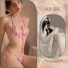 Huaxiao Qqny Nuevo Sexy Tres Puntos Sexy Ropa Íntima No Necesita Quitarse Bikini Entrepierna Abierta Tentación Talla Grande Traje de Mujer