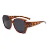 Gafas de Sol Polarizadas Nuevas Transfronterizas para Hombres y Mujeres, Aptas para Usar sobre Gafas de Prescripción, Gafas de Sol Polarizadas para Conducir con Protección Solar, Gafas de Color Carey