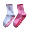 Calcetines de Yoga Transfronterizos para Mujer, Calcetines Deportivos Antideslizantes para Pilates, Fitness y Suelo, de Media Pantorrilla, con Lazo, Calcetines para Mujer de Zhuji Socks