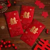 Amoroso Feliz Evento Rojo Boda Sobre Rojo Mil Yuanes Estampado en Caliente Carácter Feliz Sobre Rojo Ceremonia de Compromiso Sobre Rojo para Dinero de Regalo Bolsa Grande