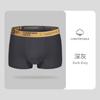 Boxers cómodos transpirables de cintura media para hombre, jóvenes, modernos, HELLO, color de contraste, cinturón con letras, boxers