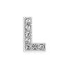 10mm Diamante Branco Letra Liga Strass Letra Inglesa diy Pulseira Coleira de Animal Chaveiro Acessórios de Joias