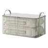 Bolsa Organizadora de Ropa por Cambio de Temporada para el Hogar Impermeable Portátil para Mudanzas Bolsa de Almacenamiento para Edredones Bolsa de Almacenamiento de Ropa Transparente de Gran Capacidad
