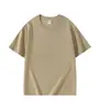 Camiseta de Algodón con Hombro Caído de Manga Corta con Cuello Redondo Color Sólido Ropa de Grupo Ropa de Clase para Hombres y Mujeres Viaje Diario