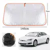 Modelo 2026Parasol para coche para parabrisas delantero, sombrilla parasol aislante del calor, panel parasol aislante del calor