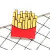 Insignia acrílica Le Burger broche de caricatura de papas fritas pegatina para funda de teléfono accesorio para bolsa pin en stock muñeca sin