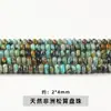 4*2mm Ábaco de Jade Natural Cuentas Sueltas Pulsera DIY Collar Accesorios de Joyería Cuentas Espaciadoras Cuentas de Posicionamiento Venta al por Mayor en Stock