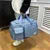 Bolsa de Viaje Impermeable de Gran Capacidad para Estudiantes Bolsa de Lona para Almacenamiento de Negocios de Corta Distancia Separación Seca y Húmeda Bolsa para Nadar Yoga Fitness