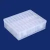 Set de Cajas de Almacenamiento Transparentes para Cuentas, Caja Organizadora de Tapa abatible de Gran Capacidad, Caja de Almacenamiento de Plástico Multifuncional a Prueba de Polvo