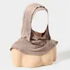 Artículo de Comercio Exterior Más Vendido de Amazon: Gorro de punto de algodón mercerizado de color sólido, de doble capa, versátil, moderno, elástico, cómodo, gorro base