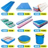 Esterilla Inflable de Gimnasia, Esterilla de Yoga, Cojín de Aire para Volteretas, Práctica de Taekwondo Lucha Libre, Esterilla para Backflips, Absorción de Impactos