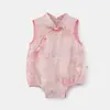 Enterizo Floral de Verano para Bebés y Niños Pequeños, Mono Delgado para Niñas, Modelo 5878, Verano Clase A