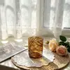 Copos de cera perfumada feitos sob medida da fábrica de origem, design original de alta qualidade, soprados à mão com bolinhas coloridas, copos de vela feitos sob medida