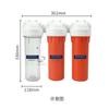 Botella con filtro de 10 pulgadas/botella con filtro para máquina de ósmosis inversa, prefiltro, botella con filtro de tres piezas, accesorios para purificadores de agua domésticos, botella con prefiltro