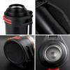 Hervidor de Viaje de Acero Inoxidable de Gran Capacidad, Taza Termo para Deportes al Aire Libre, Hervidor de Agua Fría, Hervidor Termo Portátil para Coche, Taza de Agua