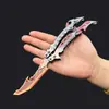 Periféricos de Jogo Call of Duty Modelo Faca Borboleta de Metal Sombra da Chama Trovão Coleção E-Sports Arma Presente para Meninos