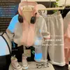Estilo Verano Primavera y Otoño Algodón Conjunto para Niñas, Conjunto de Dos Piezas Infantil, Sudadera con Capucha, Elegante Casual Nuevo Estilo Chino