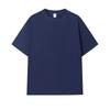 Camiseta de cuello redondo de algodón grueso, camiseta publicitaria personalizada, camiseta cultural personalizada, ropa de clase, camiseta interior bordada de color sólido estampada, venta al por mayor