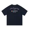 Camiseta Unisex Casual Suelta de Manga Corta con Estampado de Dibujos Animados Tendencia Retro Americana Verano Hombro Caído 2026 Moda Simple