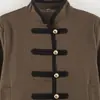 Comercio Electrónico Transfronterizo Ropa de Mujer Otoño Nueva Llegada Estilo Europeo y Americano Moda Temperamento Cuello Alto Manga Larga Botón de Rana Decoración Chaqueta Traje Mujer
