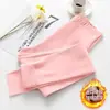 Pantalones largos de terciopelo para mujer, ropa interior ajustada, pantalones de mujer, calzoncillos, leggings, pantalones forrados de polar para otoño e invierno, pantalones de lana, pantalones cálidos para mujer
