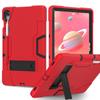 Nueva Funda Plana de Silicona de Contraste Samsung Tab S9 X710 S9Plus Anticaída con Soporte de PC Protector