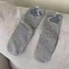 Novas Meias Brancas de Gato para Mulheres, Meias de Cano Médio de Gato para Dia das Bruxas, Meias Antipelúcia para Todas as Estações, Meias Zhuji Atacado