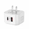 Cargador Apple tipo c aplicable transfronterizo enchufe estándar europeo estándar británico puerto dual Huawei carga súper rápida cabezal de carga PD